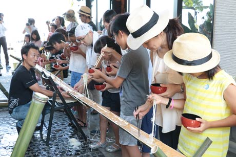 流しそうめん大会