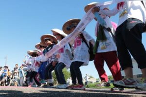 過去最多98人全員が無事に100kmを完歩