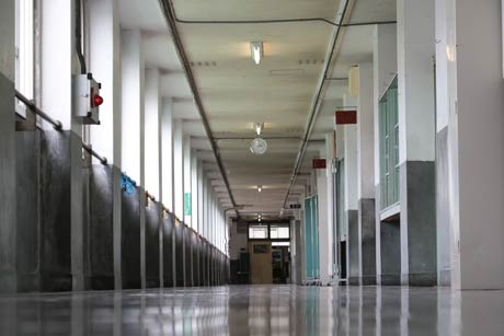  教室の廊下