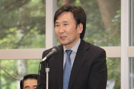  駐日モンゴル国臨時代理大使のロブサンツェレン・エルデネダワーさん