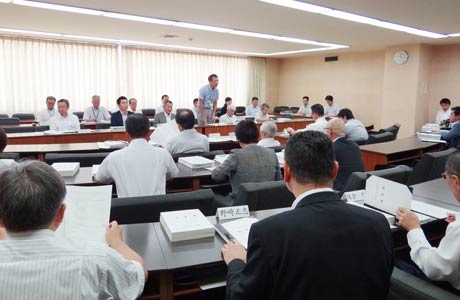三条市議会9月定例会の議案概要説明会
