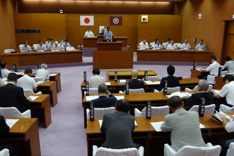 9月定例会初日
