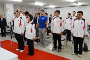 国民体育大会三条市出場選手壮行会