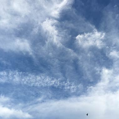  27日夕方の秋の空