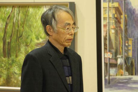 奨励賞を受けて招待出品となった長谷川さん