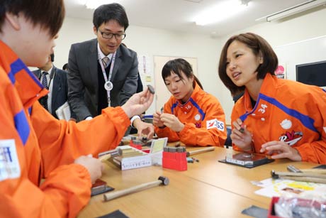 ネームプレートの製作にも挑戦
