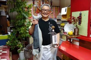 28日に氷頭みそラーメンのチャリティーラーメンを販売する龍昇園の刈屋店主