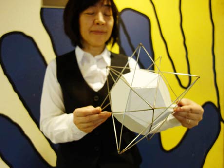 DIY女子養成講座で溶接で作るランプスタンド