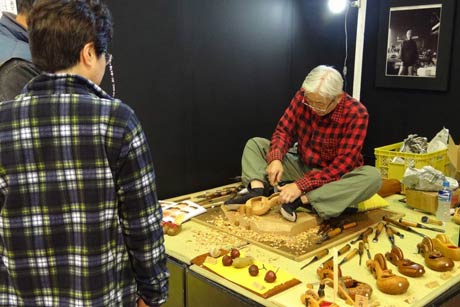 墨壺制作実演