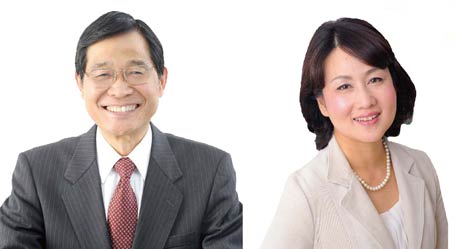 講師の有限会社ヒューマン・ギルド代表取締役の岩井俊憲さんと株式会社プラスアイ代表取締役の阿井優子さん