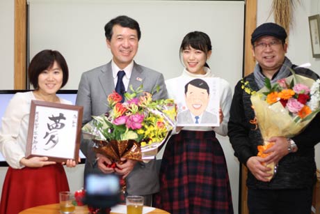RYUTistリーダーの佐藤乃々子さんもサプライズで登場 