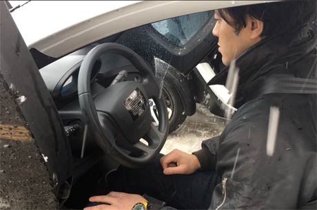 ジャストサイズな車内