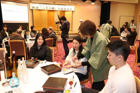「冬の岩室まるごとオーナー」事業の「二才の醸」のお披露目会を開