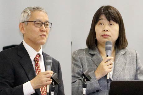講師の吉岡氏(左)と大畑氏