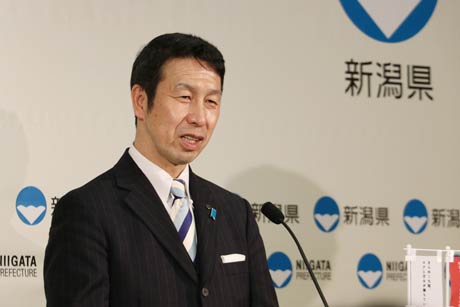 米山知事主催で初めて開かれたメディア懇談会