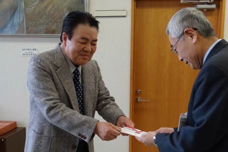 三森さんの寄付