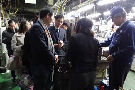 マルト長谷川工作所の視察