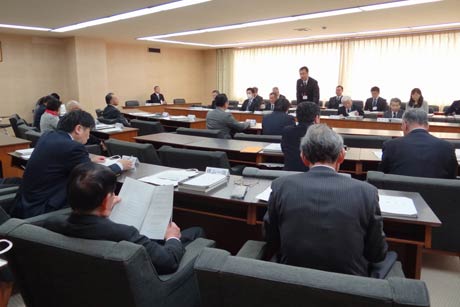 3月定例会の提出議案概要説明会