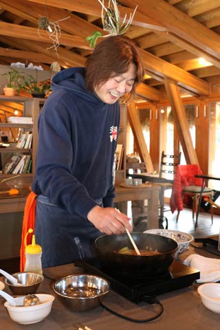 講師の侍ラーメンの山崎さん