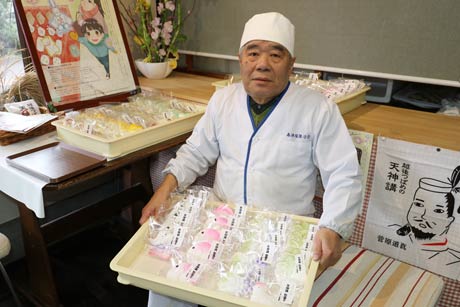 寿津屋菓子店初代の鈴木さん