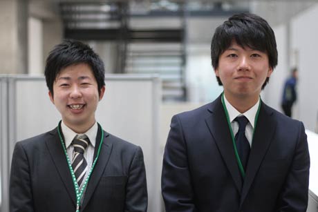 燕市の地域おこし協力隊に採用された岡田さん(左)と小酒井さん