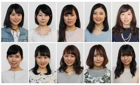 ミス雪椿候補の一覧