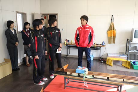 エルゴ室を見学