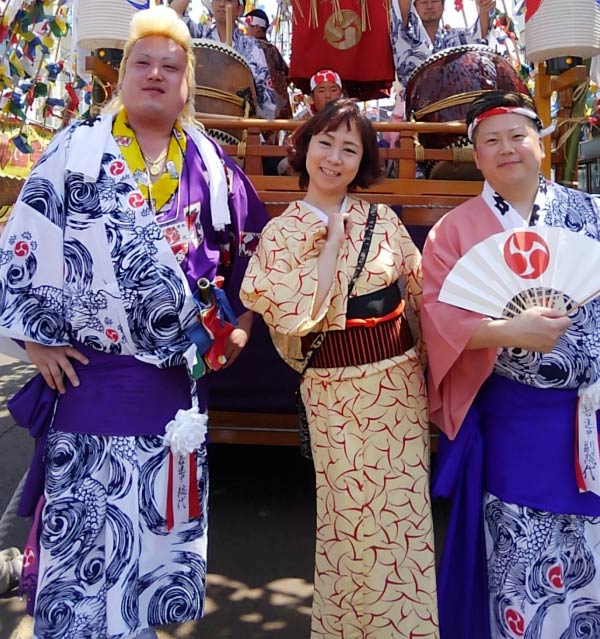木場小路萬燈組の若連中