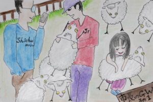 央画廊 国定三条市長夫人・国定律子さん