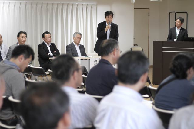 ことし1回目の鈴木力市長との懇談会「ふれあいトーク」