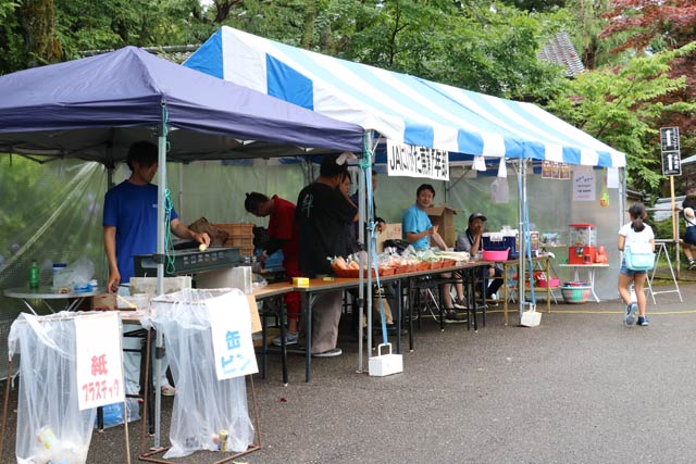 旧共同浴場ゆごやの飲食ブース