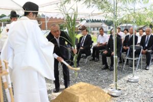 「おもてなし広場」フードコート等整備工事の地鎮祭