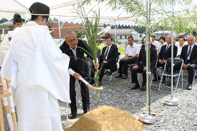 「おもてなし広場」フードコート等整備工事の地鎮祭