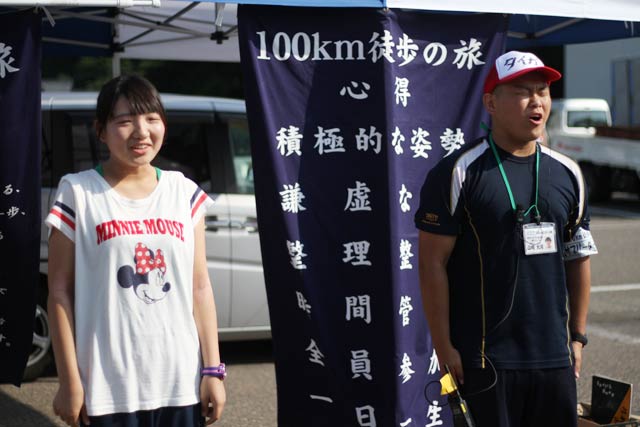  第1回から3回まで参加して学生スタッフとして戻ってきた山崎大河さん(右)と土田成美さん
