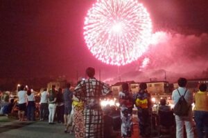 第32回越後加茂川夏祭りの花火大会
