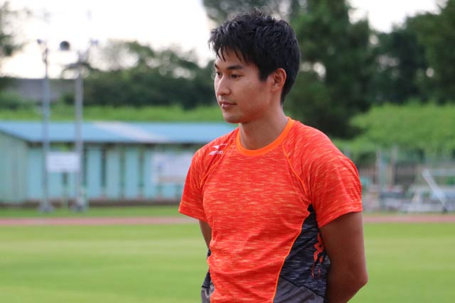  先の世界陸上の男子400メートルリレーで銅メダルを受けた飯塚翔太