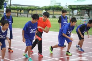 三条・燕総合グラウンドで行われたミズノビクトリークリニック