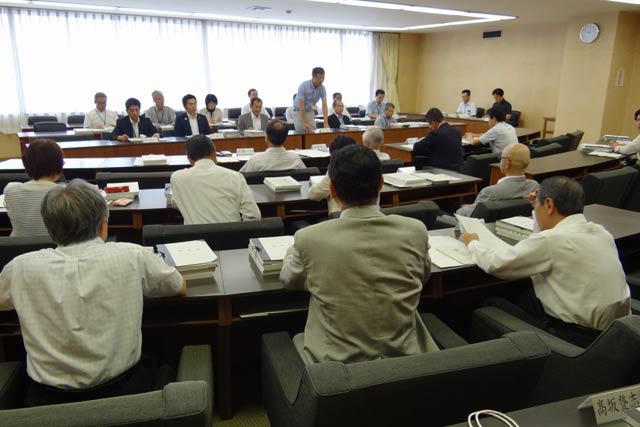  三条市9月定例会の議案概要説明会