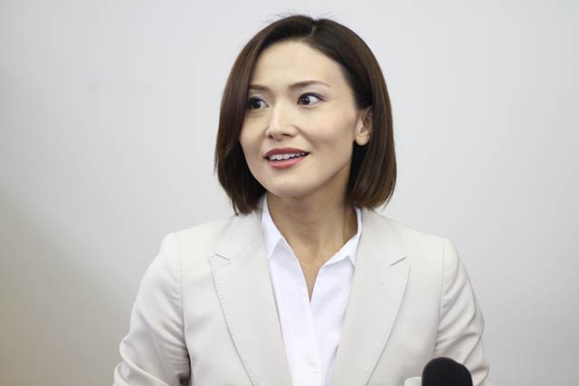 三条事務所で行われた選対事務所開所式で金子氏