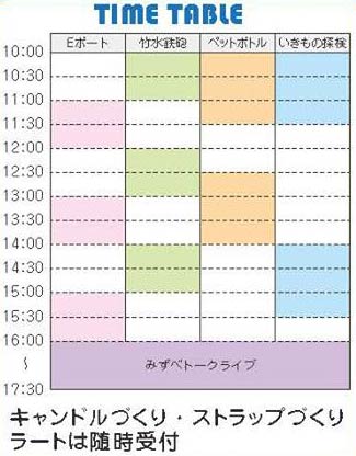 タイムテーブル