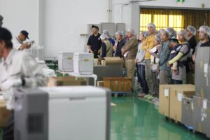 ツインバード工業の工場見学