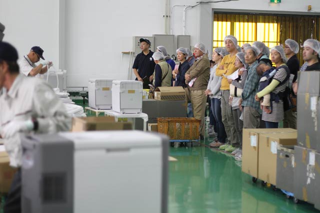 ツインバード工業の工場見学
