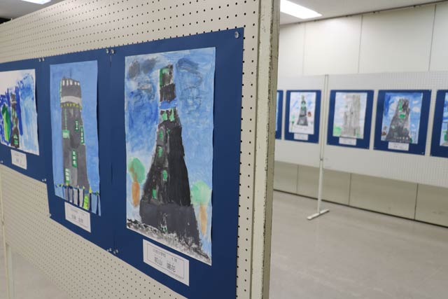 「子ども写生会-水道の塔を描こう-」の作品