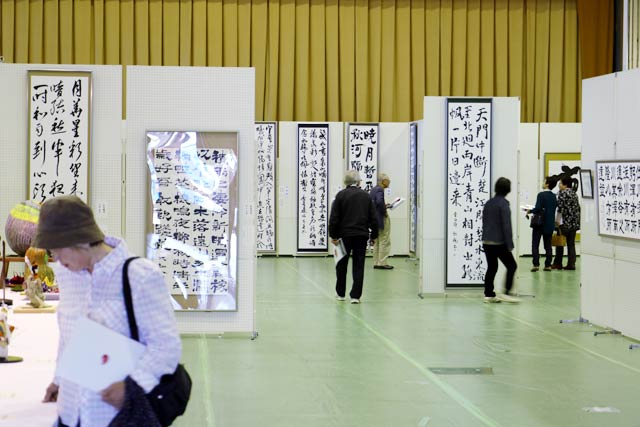 17日も大入りが続いた三条市展