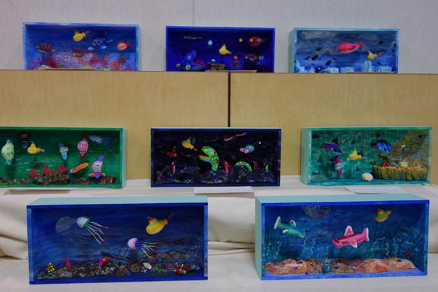 「箱展~作家たちのBoxArt展3~」の展示作品