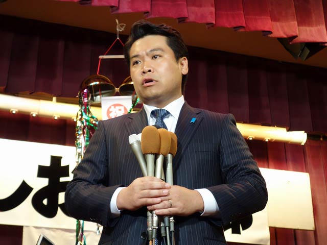 前回102票差で敗れた雪辱を果たした鷲尾氏