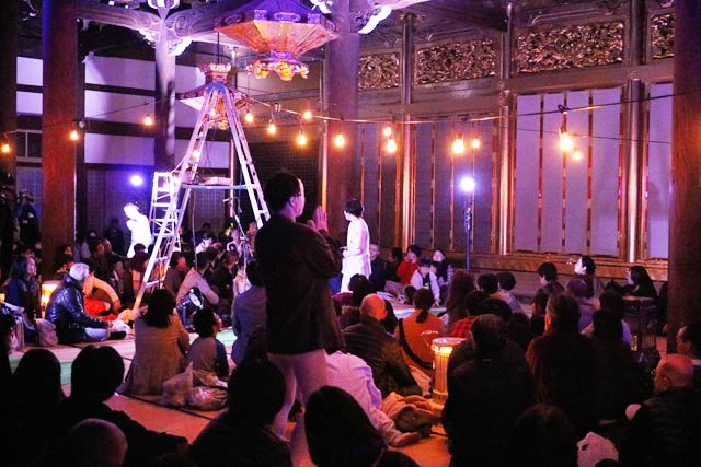 三条別院でお取り越し報恩講にあわせた演劇公演「シアターサンジョーゴボー」