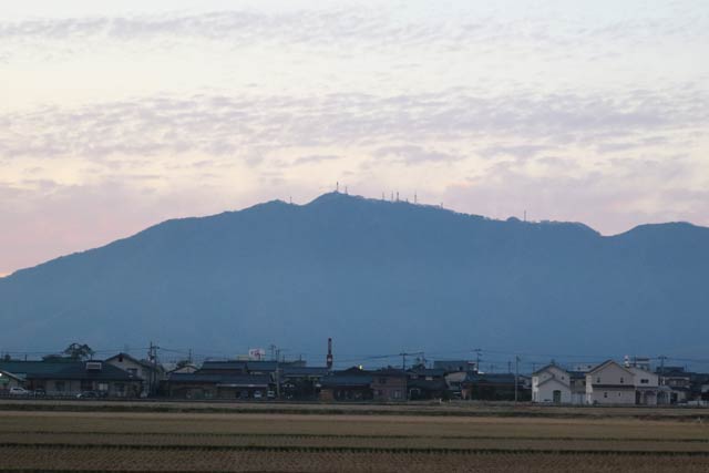 クマの目撃情報を受けて現地調査が行われた弥彦山