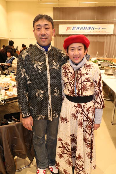 世界の料理パーティーのフォト