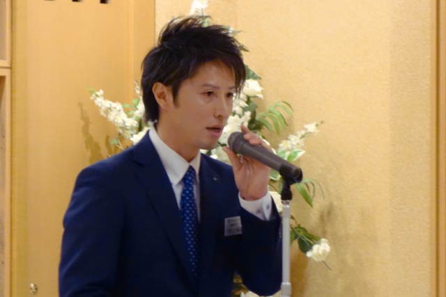 三条エコノミークラブの次年度会長、有限会社タイキ工業専務取締役の村上和幸さん